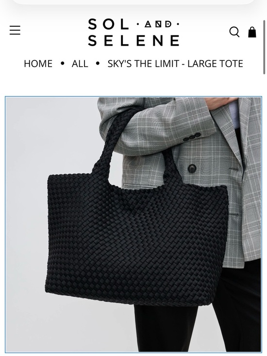 Handbags - Sol and Selene Sky's The Limit Large Tote - Black